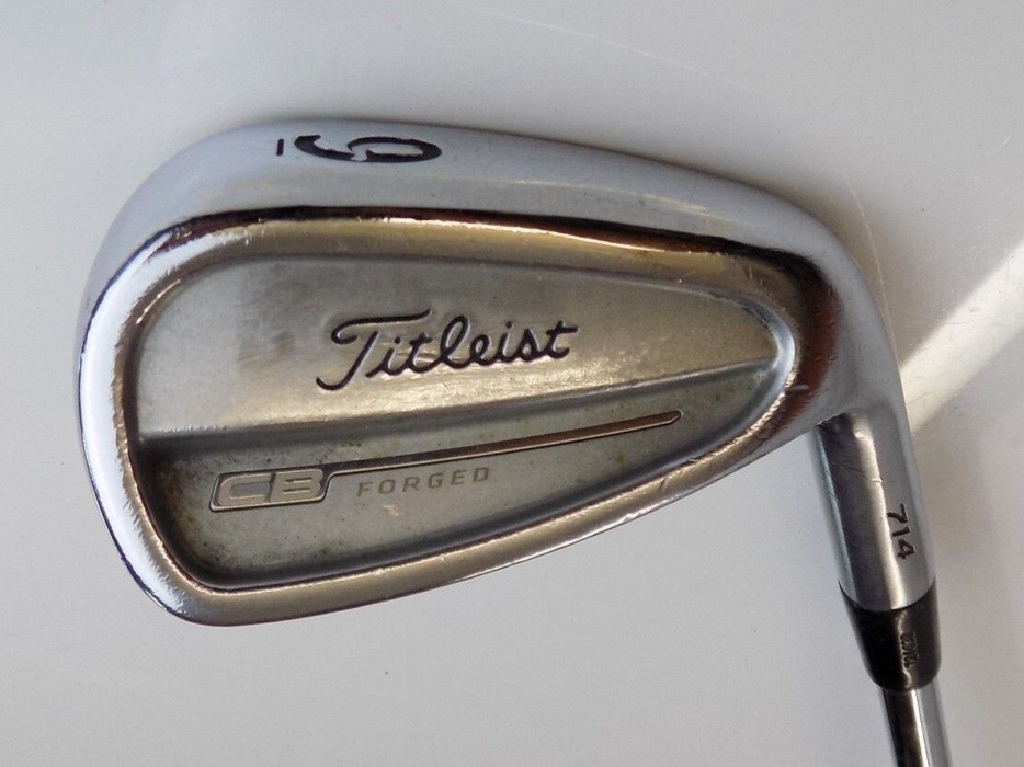Titleist 714 CB Forged 9 Iron Project X 6.0 Rifle S Flex Steel Shaft