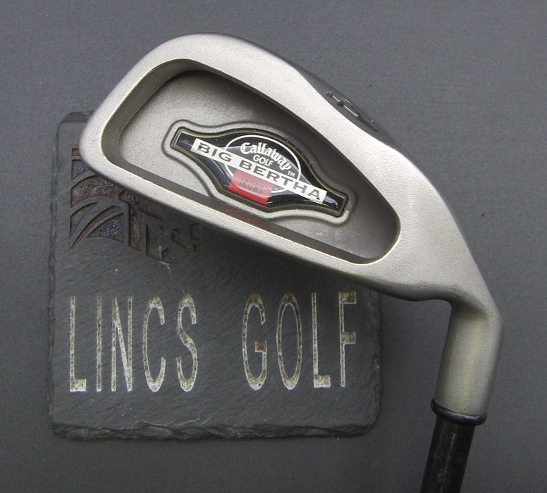 Callaway Big Bertha 1996 4 Iron Regular Graphite Shaft Callaway Big Bertha Grip
