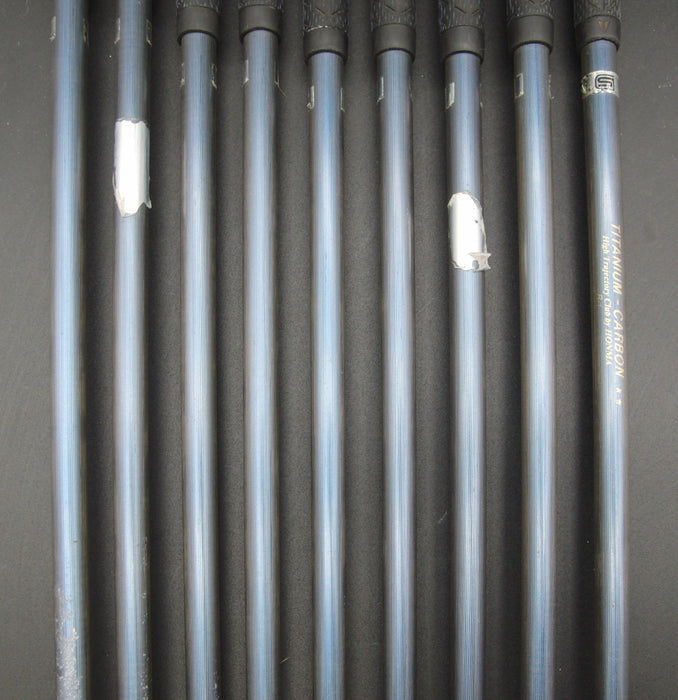 Set of 9x Honma LB-300 Irons 3-11 Regular Graphite Shafts HiroHonma Grips*