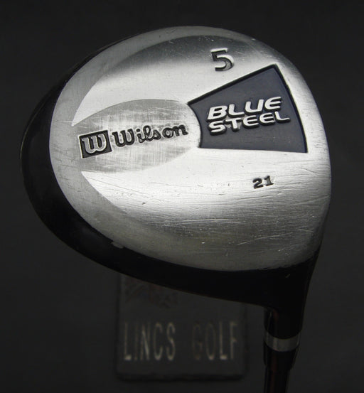 Wilson Blue Steel 21° 5 Wood Regular Graphite Shaft Wilson Grip