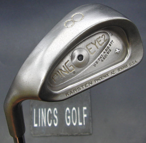 Left Handed Ping Eye2+ Black Dot 8 Iron Stiff Steel Shaft Spalding Grip