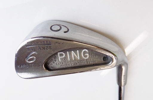 Ping Karsten I Black Dot 6 Iron  ZZ Lite Stiff Steel Shaft Ping Grip