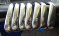 Set of 7x TaylorMade R9 Forged Irons 4-PW Stiff Steel Shafts GolfPride Grips