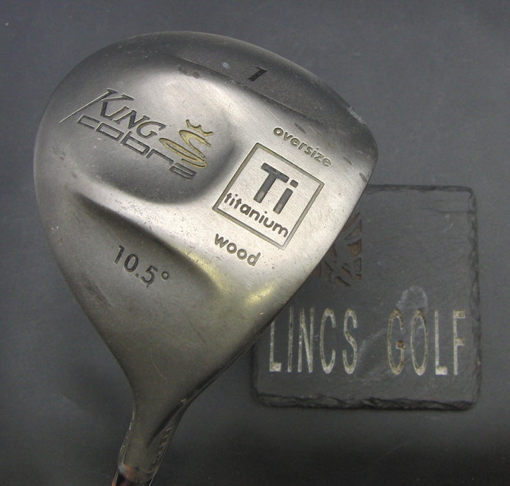 King Cobra Oversize Ti 10.5° Driver Stiff Graphite Shaft Golf Pride Grip
