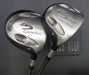 Set of 2 TaylorMade R5 Dual 3 + 5 Woods Stiff Graphite Shafts TaylorMade Grips*