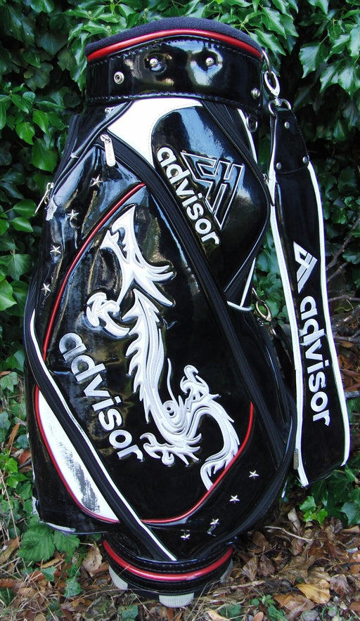 5 Division Advisor Black Strap Cart Carry Golf Club Bag*