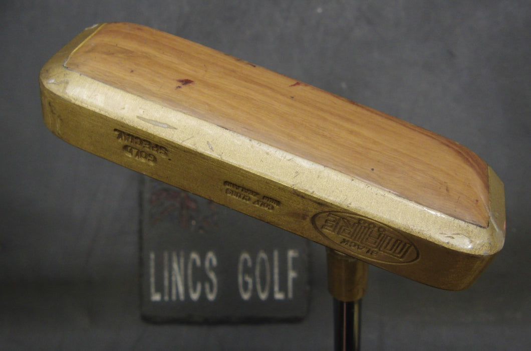 Black Maire Gold Special Putter Steel Shaft 90cm Length Black Maire Grip