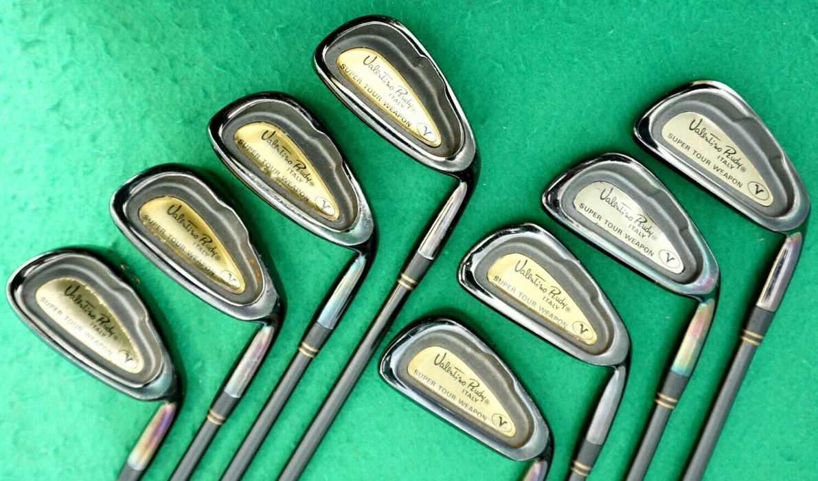 Set of 8 x Valentino Rudy Super Tour Weapon Irons 3-SW (Missing 6 Iron)