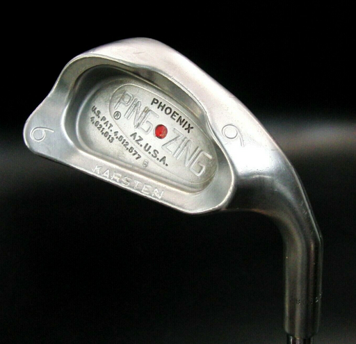 Ping Zing Karsten Red Dot 6 Iron Stiff Steel Shaft Lamkin Grip