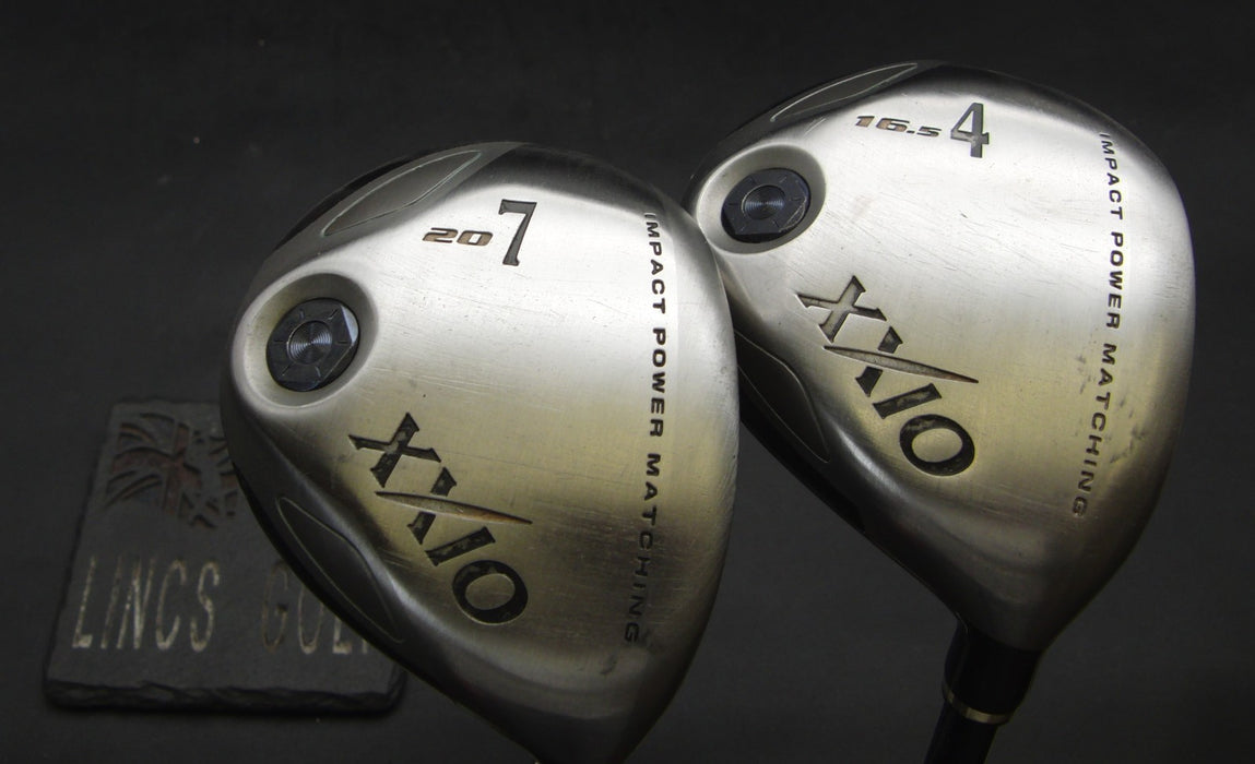 Set of 2 XXIO Impact Power Matching 16.5° 4 Wood + 20° 7 Wood
