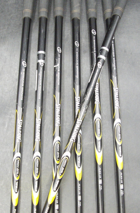 Set of 7 x Spalding High Ball Irons 5-PW+GW Regular Graphite Shafts