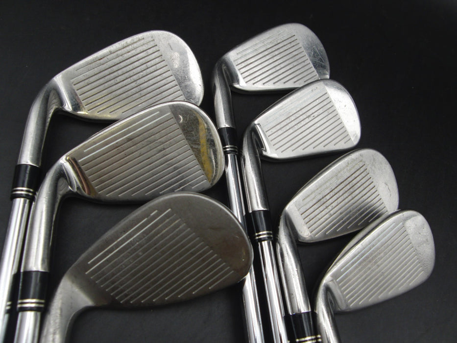 Set of 7x TaylorMade r7 Irons 5-SW Stiff Steel Shafts TaylorMade Grips