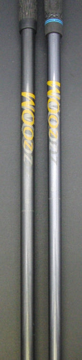 Set of 2 Ladies PRGR Zoom C 4+5 Hybrids Ladies Graphite Shafts Mixed Grips