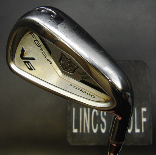 Wilson Staff FG V6 Tour Forged 6 Iron Regular Steel Shaft Golf Pride Grip