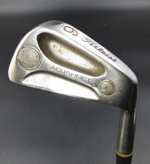 Vintage Titleist ACUSHNET 6 Iron Regular Steel Shaft Golf Pride Grip