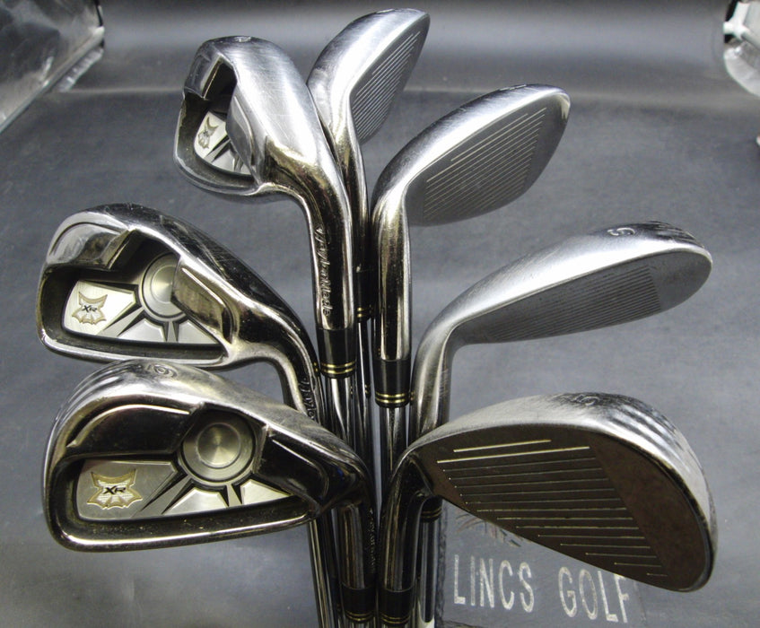 Set of 7 x TaylorMade XR Irons 5-SW Stiff Steel Shafts TaylorMade Grips*