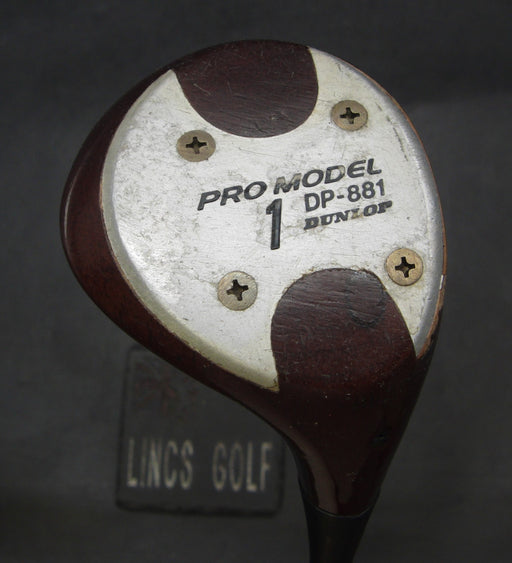 Dunlop Pro Model DP-881 Driver Stiff Steel Shaft Dunlop Grip