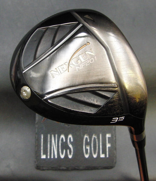 Japanese Nexgen NF201 15° 3 Wood Stiff Graphite Shaft Nexgen Grip