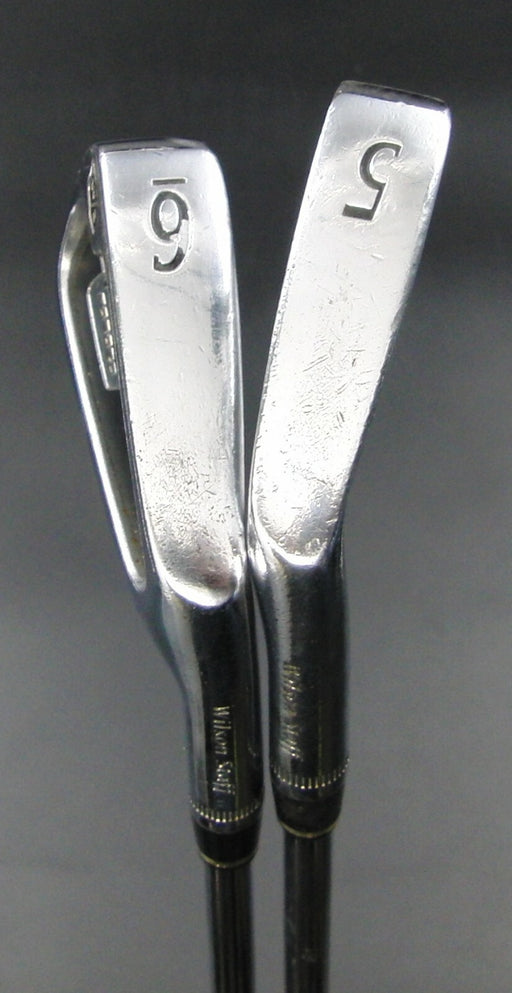 Set of 2 x Wilson Staff FG Tour Forged Irons 5 & 6 Regular Steel Shafts