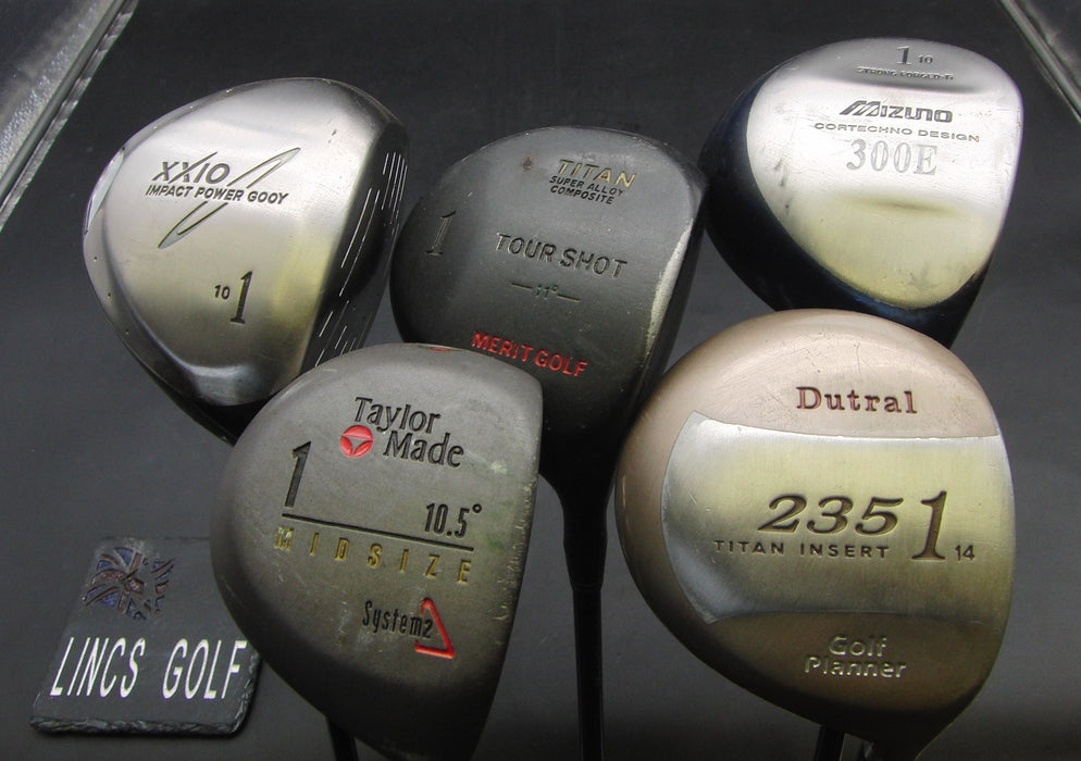 Set of 5x Ladies Multi Brands Drivers Ladies & Stiff & Regular Graphite Shafts