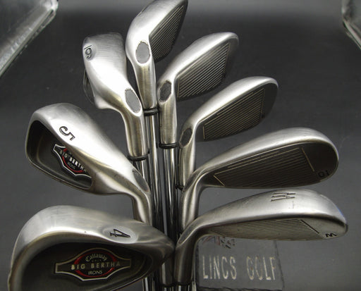 Set of 8x Callaway Big Bertha 2002 Irons 4-PW Regular Steel Shafts*