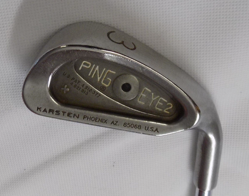 Ping Eye2+ Black Dot 3 Iron Karsten KT Steel Shaft Ping Grip