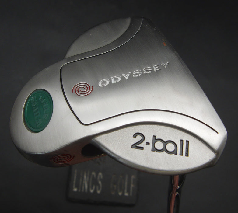 Odyssey White Steel 2-Ball Putter 84cm Length Steel Shaft PSYKO Grip