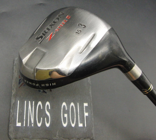 Srixon Z-Steel II 15° 3 Wood Stiff Graphite Shaft Golf Pride Grip
