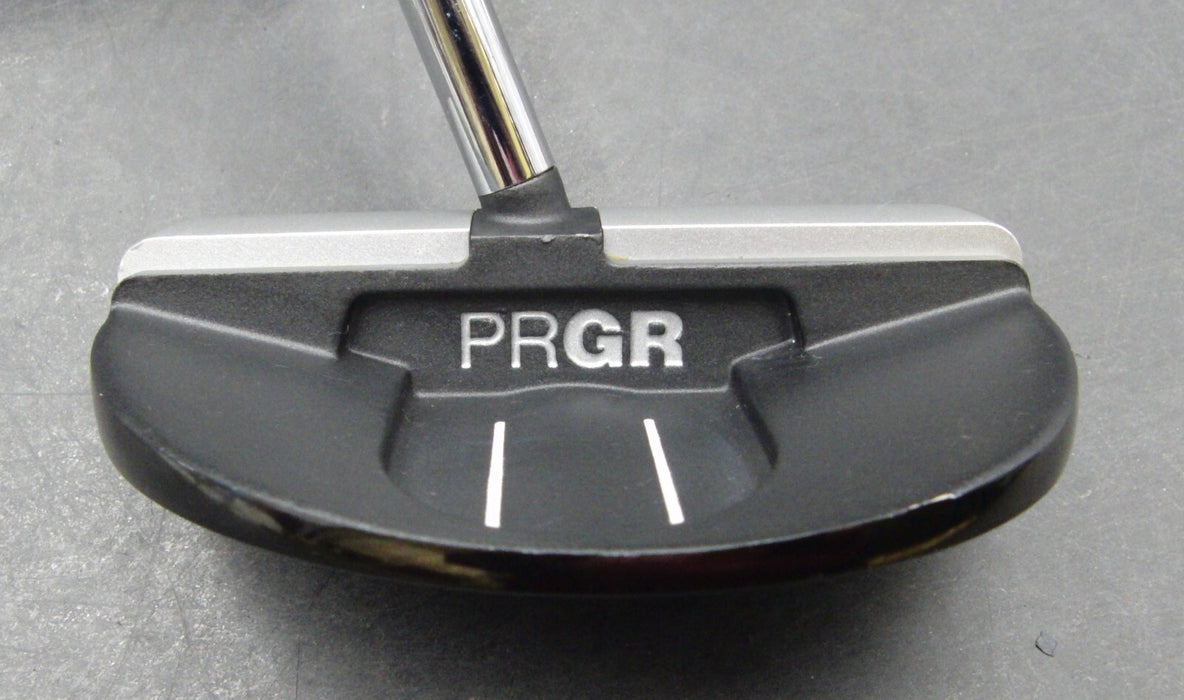 PRGR Silver Blade HV-04 Putter Steel Shaft 86.5cm Length Black Grip