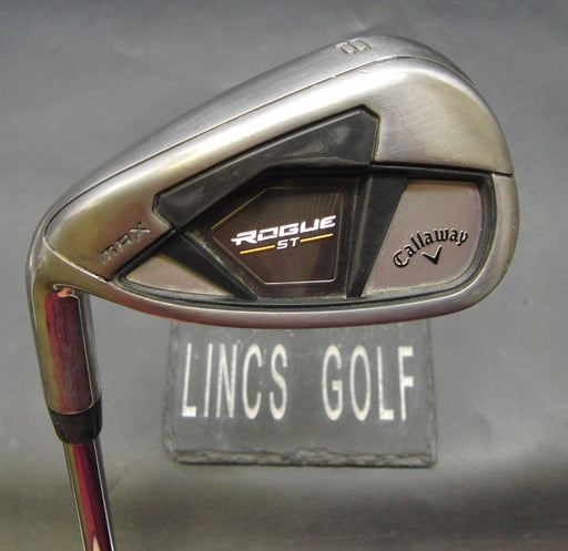 Left-Handed Callaway Rogue ST Max 8 Iron Stiff Steel Shaft Golf Pride Grip