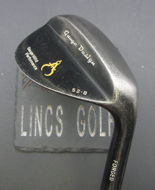 Gauge Design Forged 52° Gap Wedge Wedge Flex Steel Shaft Iomic Grip