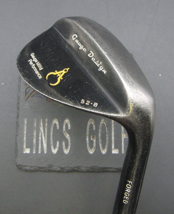 Gauge Design Forged 52° Gap Wedge Wedge Flex Steel Shaft Iomic Grip