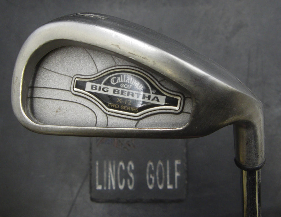 Callaway Big Bertha X-12 Pro Series 6 Iron Stiff Steel Shaft Elite Grip