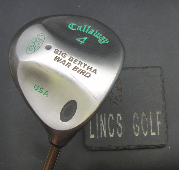 Ladies Callaway Big Bertha Warbird 4 Wood Ladies Graphite Shaft Callaway Grip