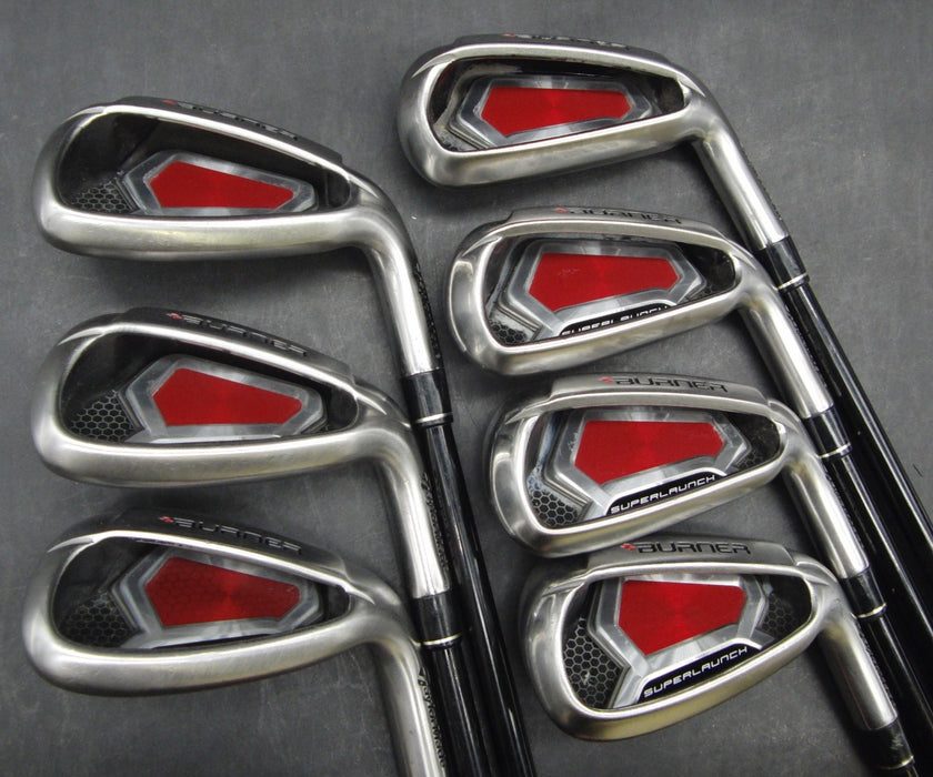 Set of 7x TaylorMade Burner SuperLaunch Irons 5-SW Regular Graphite Shafts*