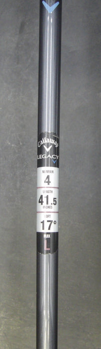 Callaway Legacy 17° 4 Wood Ladies Graphite Shaft Nexgen Grip