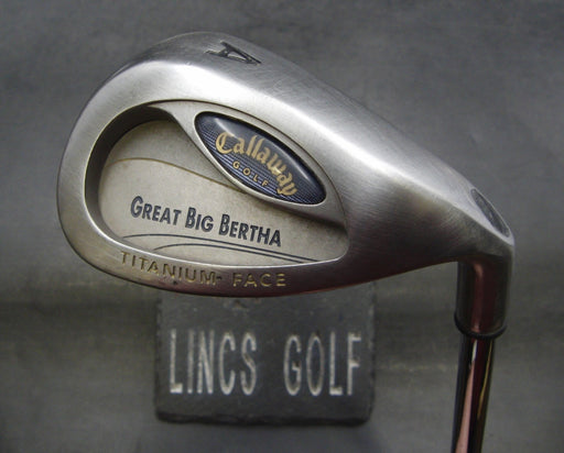 Callaway Great Big Bertha Gap Wedge Stiff Steel Shaft Callaway Grip