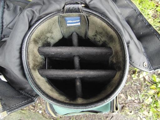 6 Division Mizuno Masters Green Golf Cart Carry Trolley Golf Clubs Bag*