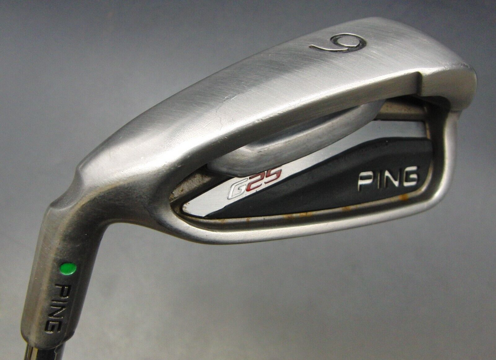 Left Handed Ping G25 Green Dot 6 Iron Regular Steel Shaft Ping Grip