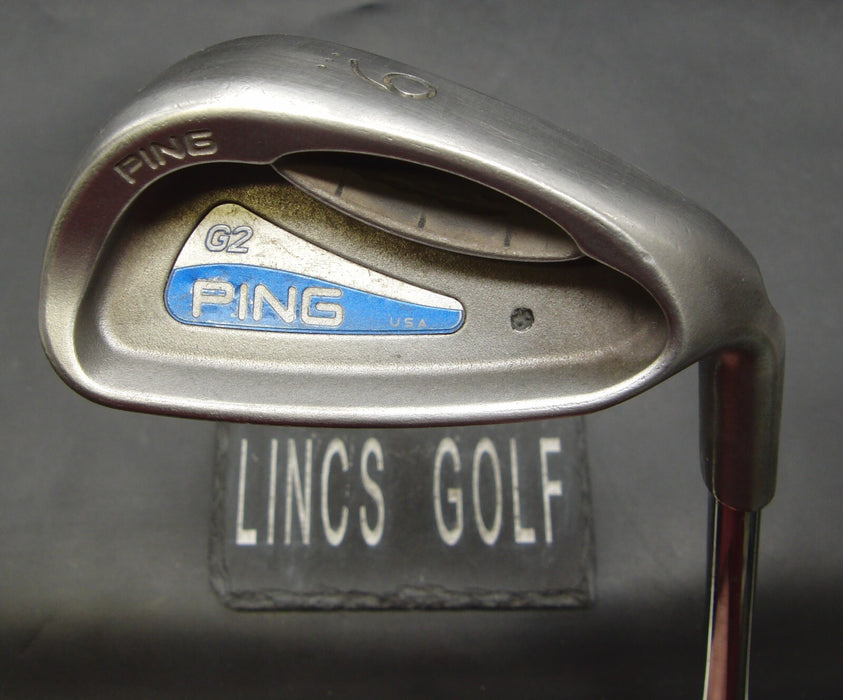 Ping G2 USA Black Dot 9 Iron Regular Steel Shaft Lamkin Grip (Missing Weight)