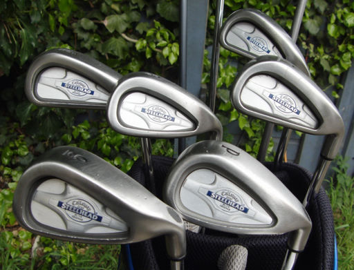 Set of Callaway SteelHead X-14 Iron 5-PW+ E.R.C Driver+ 3 Wood+ 5 Wood + Putter*