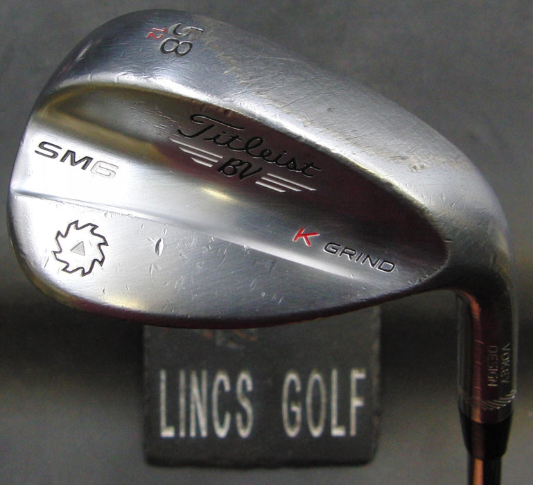 Titleist BV Vokey SM6 58° Sand Wedge Regular Steel Shaft Golf Pride Grip
