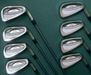 Set Of 8 x Bridgestone BTM Irons 3-PW Regular Graphite Shafts Bridgestone Grips