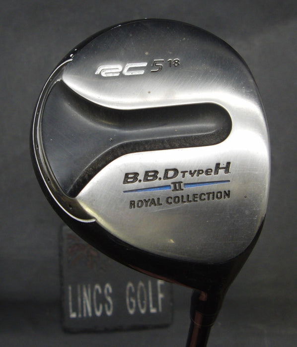 Royal Collection BBD Type H 18° 5 Wood Stiff Graphite Shaft Golf Pride Grip