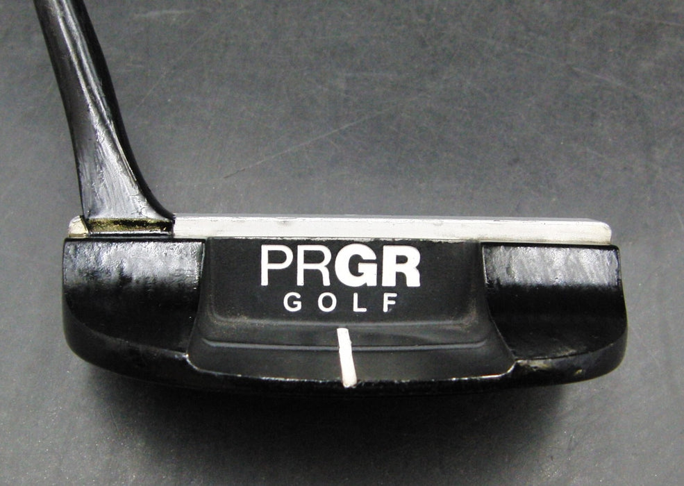 PRGR Golf Silver-Blade 02 Rubber Insert Putter 88cm Steel Shaft Forward Grip