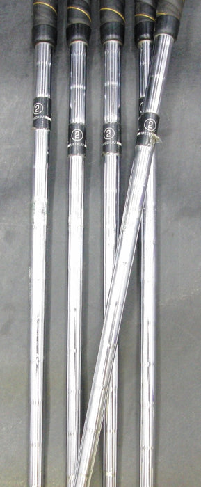 Set of 5 x MacGregor Tourney Irons 6-10 Regular Steel Shafts Unbranded Grip
