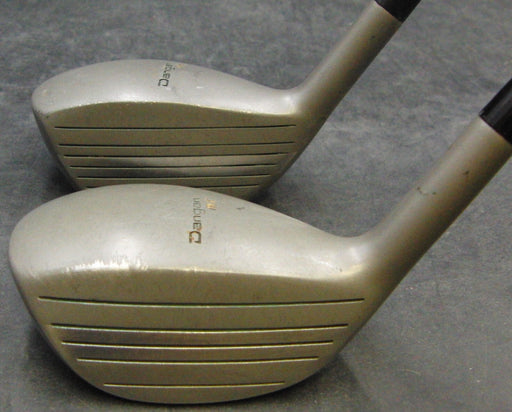 Vintage Set of 2 Maruman Dangan MX Driver +4 Wood Regular Graphite Shafts