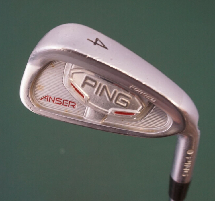 Ping Anser Forged White Dot 4 Iron Stiff Steel Shaft Ping Grip