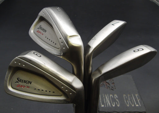 Set of 4x Srixon ZR-30 Forged Irons 7-PW Regular Steel Shafts GolfPride Grips*
