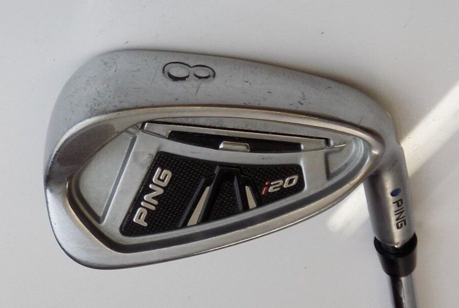 Ping i20 Blue Dot 8 Iron True Temper Stiff Flex Steel Shaft Golf Pride Grip